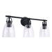 Brilliance Modern Farmhouse 3-Light Vanity Light - Sweatfully