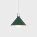Bower Pendant Light Medium in Dark Green + Sphere IV - Sweatfully