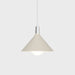 Bower Pendant Light Medium in Oyster White + Sphere IV - Sweatfully