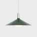 Bower Pendant Light Large in Dark Green + Oval II - Sweatfully