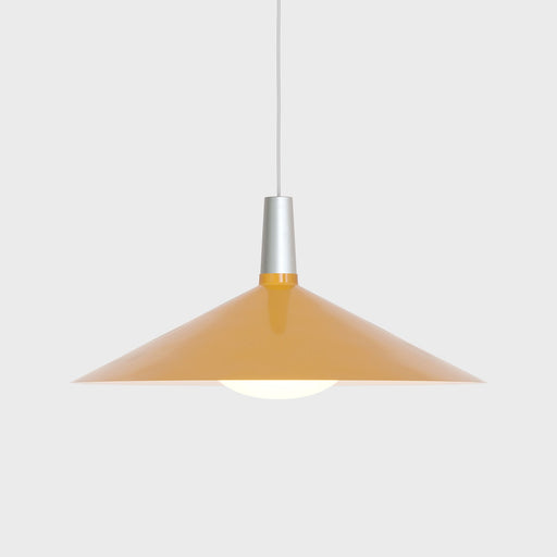 Bower Pendant Light Large in Yellow + Oval II - Sweatfully