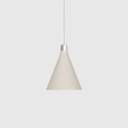 Bower Pendant Light Small in Oyster White - Sweatfully