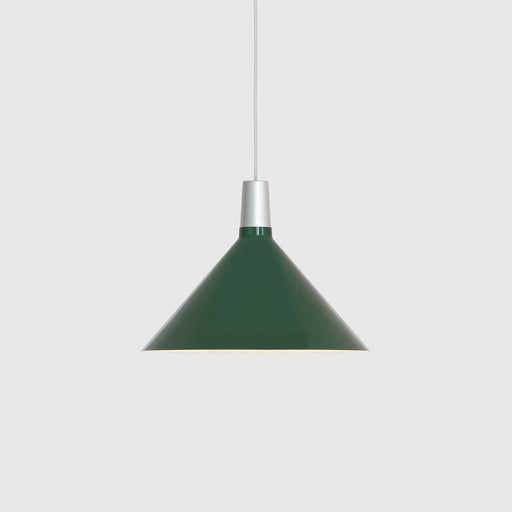 Bower Pendant Light Medium in Dark Green - Sweatfully