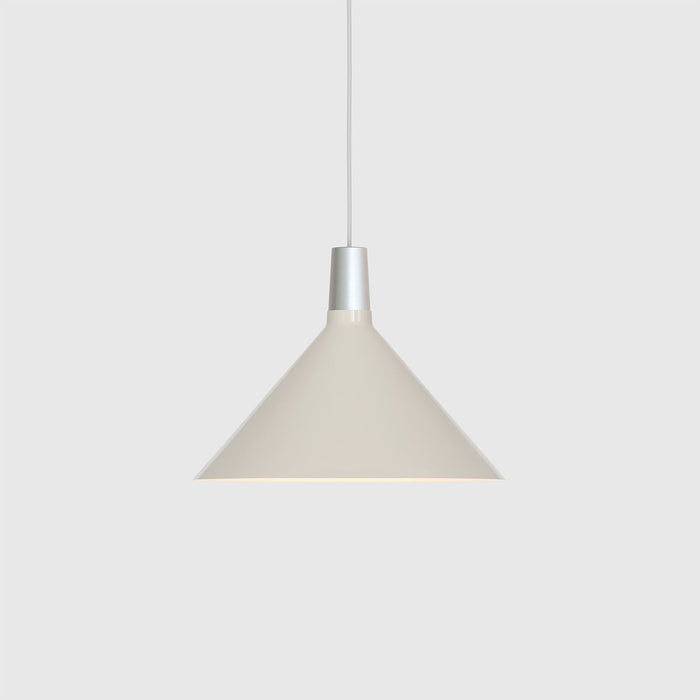 Bower Pendant Light Medium in Oyster White - Sweatfully