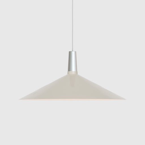 Bower Pendant Light Large in Oyster White - Sweatfully