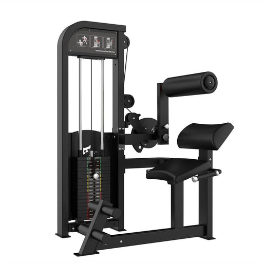 Excel Back/Ab Combo - Muscle D Fitness - Commercial Adjustable Pin Selectorized Back Extension Ab Crunch Combo - Sweatfully