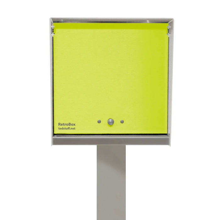 The Original UptownBox in ARCTIC WHITE - Modern Mailbox - Sweatfully