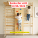 Walnut 9-in-1 Swedish Ladder Wall Gym | Indoor Wooden Climber & Activity Set for Kids - Sweatfully