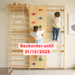 Walnut 9-in-1 Swedish Ladder Wall Gym | Indoor Wooden Climber & Activity Set for Kids - Sweatfully