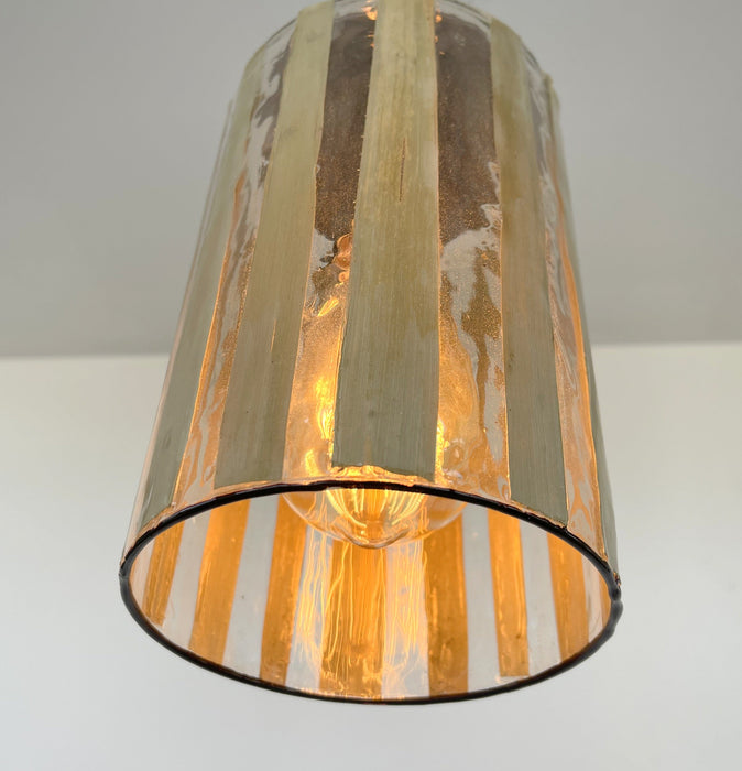 BAMBOO Fused MODERN Glass Pendant Lighting - Sweatfully