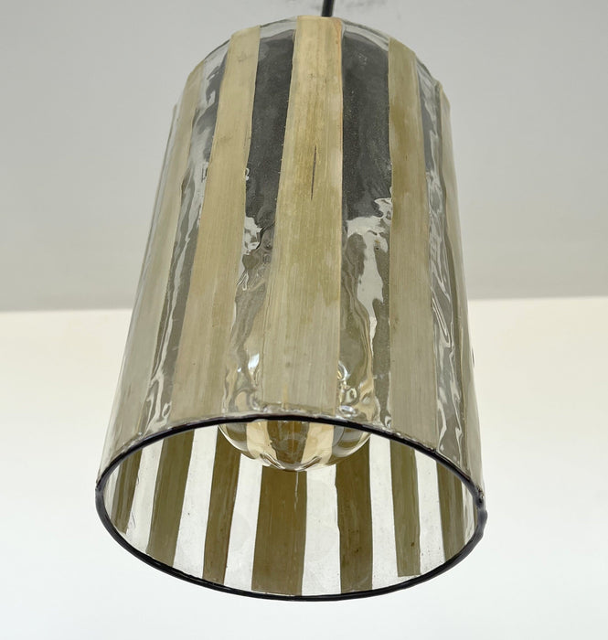 BAMBOO Fused MODERN Glass Pendant Lighting - Sweatfully