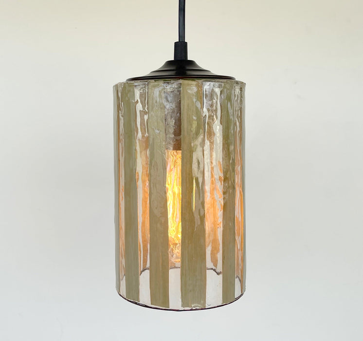 BAMBOO Fused MODERN Glass Pendant Lighting - Sweatfully