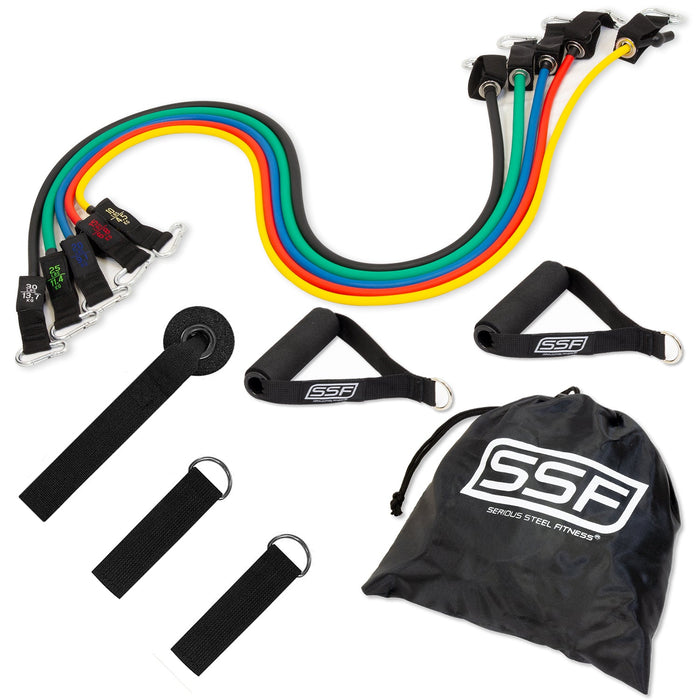 Resistance Tubing Pack (Up to 100 lbs Resistance) - Sweatfully