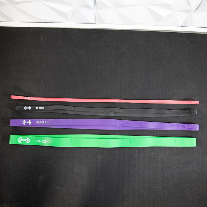 Muscle D Strength Bands - Muscle D Fitness - 41" Length - Multiple SIzes - Sweatfully