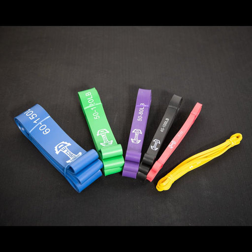 Muscle D Strength Bands - Muscle D Fitness - 41" Length - Multiple SIzes - Sweatfully