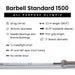 Barbell 1500 Olympic Barbell - Sweatfully