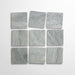 Bardiglio 4"x4" Tumbled Marble Tile - Sweatfully