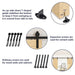 Barn Door Track Kit for Double Door (No Door) - Sweatfully