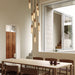 Basalt Nine Pendant in Brass - Sweatfully