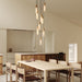 Basalt Nine Pendant in Brass - Sweatfully