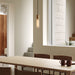 Basalt Single Pendant in Brass - Sweatfully