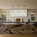 Basalt Single Pendant in Brass - Sweatfully