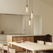 Basalt Triple Pendant in Stainless Steel - Sweatfully