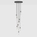 Basalt Nine Pendant in Stainless Steel - Sweatfully