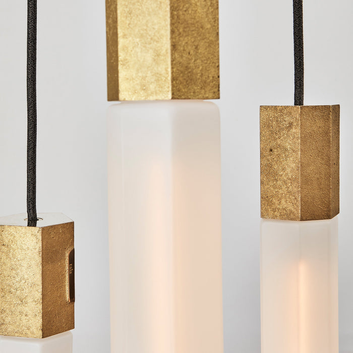 Basalt Single Pendant in Brass - Sweatfully