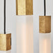Basalt Single Pendant in Brass - Sweatfully
