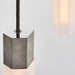 Basalt Single Pendant in Stainless Steel - Sweatfully