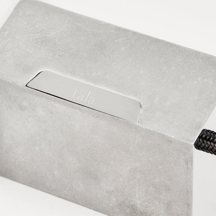 Basalt Nine Pendant in Stainless Steel - Sweatfully