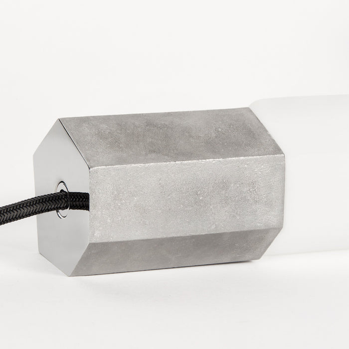 Basalt Single Pendant in Stainless Steel - Sweatfully