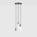 Basalt Triple Pendant in Stainless Steel - Sweatfully