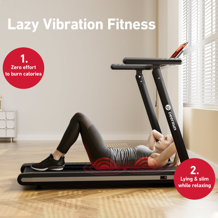 DeerRun X20 Treadmill with 15% Auto Incline Full Running Deck Treadmill | 400Lbs, 11.3Mph - Sweatfully