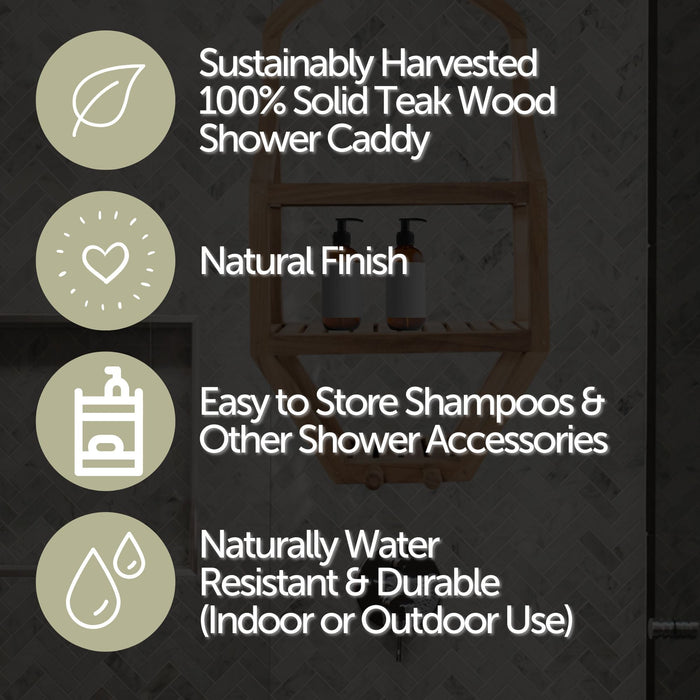 Tulum Natural Shower Caddy - Sweatfully