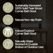 Stanley Natural Teak Shower and Bath Corner Stool with Shelf - 15.7" - Sweatfully