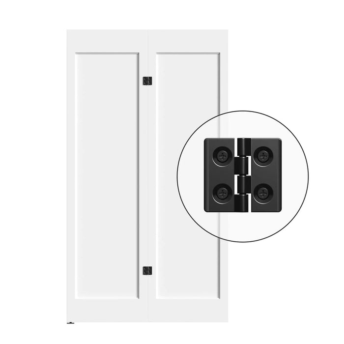 Bi-Folding Sliding Barn Door Hardware Track Kit (No Door) - Sweatfully