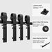 Bi-Folding Sliding Barn Door Hardware Track Kit (No Door) - Sweatfully