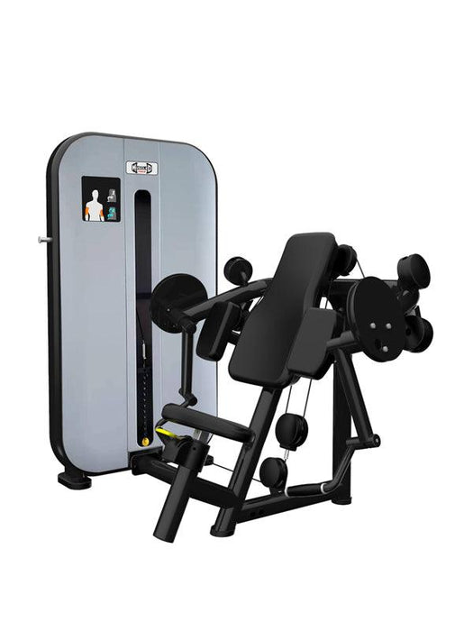 Vogue Biceps Curl - Muscle D Fitness - Adjustable - Pin Selectorized - Arm Curl Machine - Sweatfully
