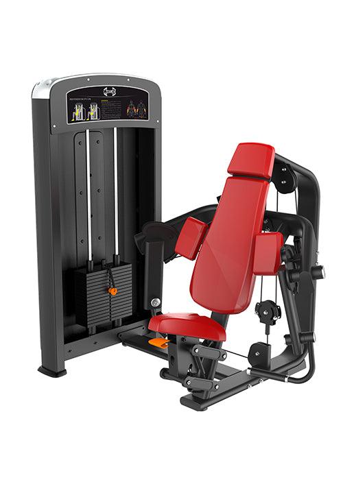 Elite Selectorized Biceps Curl - Muscle D Fitness - Commercial Grade - Adjustable Seat - Pin Selectorized - Sweatfully