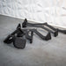 Functional Grip Cable Attachment Kit - Black - Ergonomic Grip - Muscle D Fitness - Sweatfully