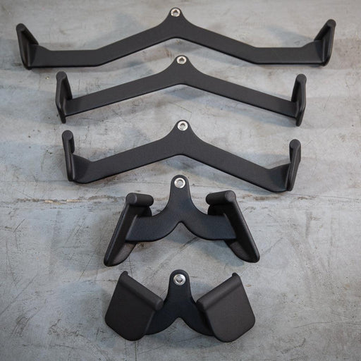 Functional Grip Cable Attachment Kit - Black - Ergonomic Grip - Muscle D Fitness - Sweatfully