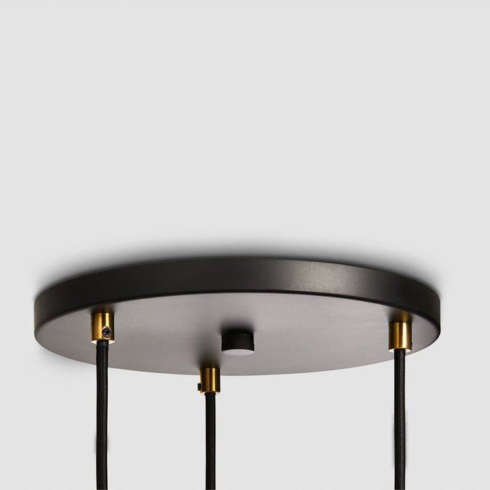 Triple Pendant in Brass + Sphere IV - Sweatfully