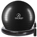 Exercise Ball Chair with Base & Bands - Sweatfully