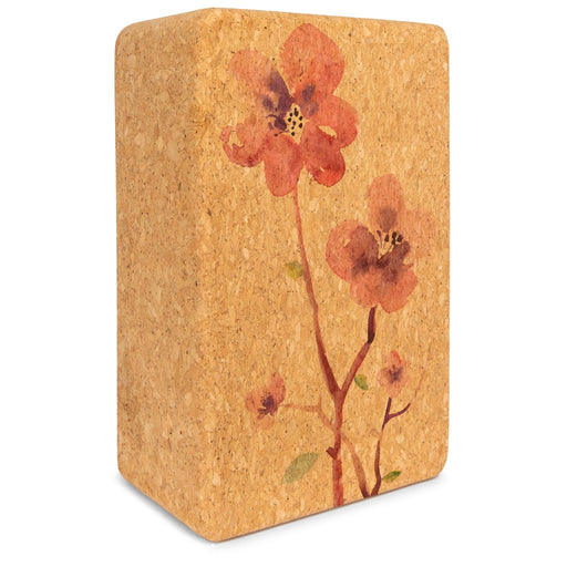 Blossom Cork Yoga Block - Sweatfully