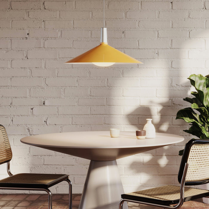 Bower Pendant Light Large in Yellow - Sweatfully