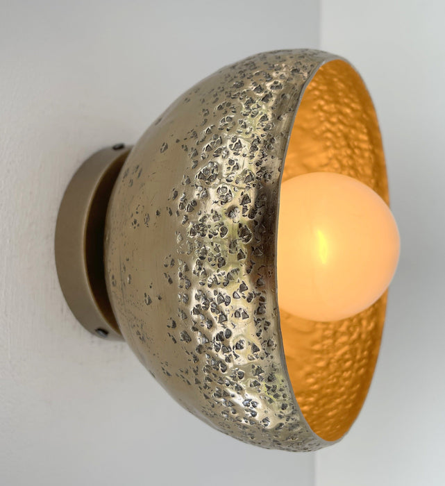 MODERN BRASS Ceiling Light or Wall Sconce Lighting Fixture - Sweatfully