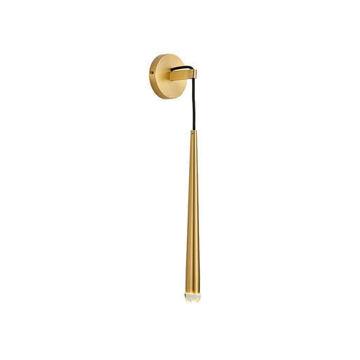 Brass Spinal Tube Wall Lamp - Sweatfully