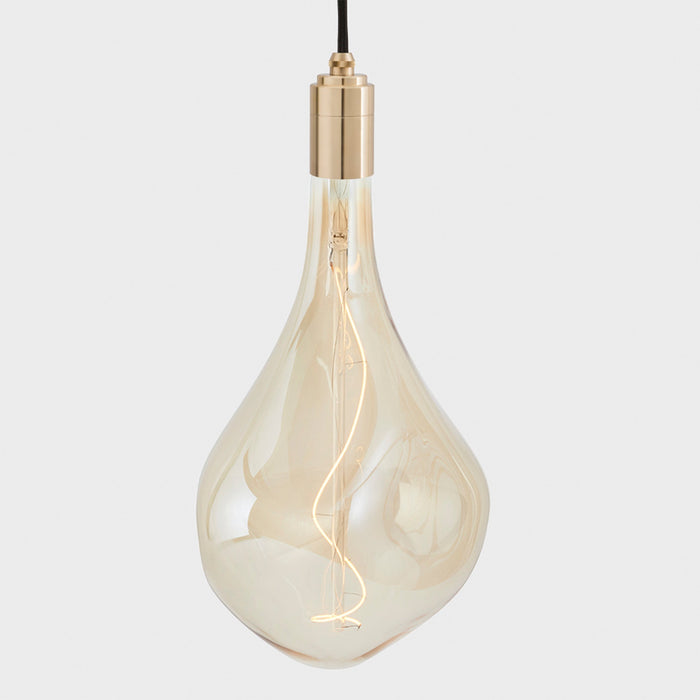 Voronoi III Plug-In Pendant in Brass - Sweatfully